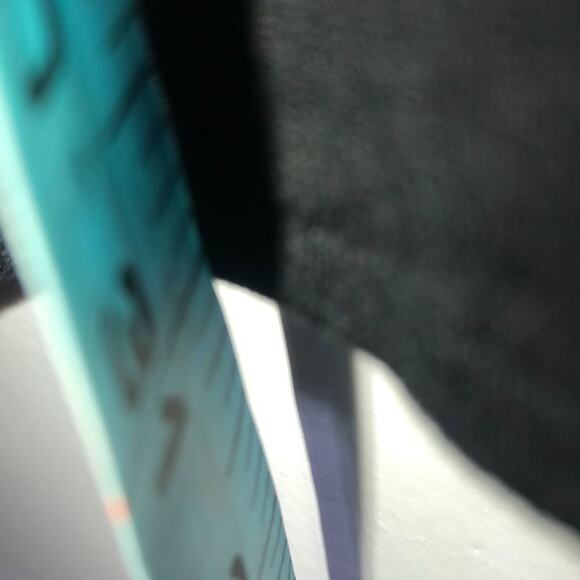 DR2 Daniel Rainn Roll Tab Pleated Tunic V-Neck Blouse Black Size Small - Picture 13 of 14